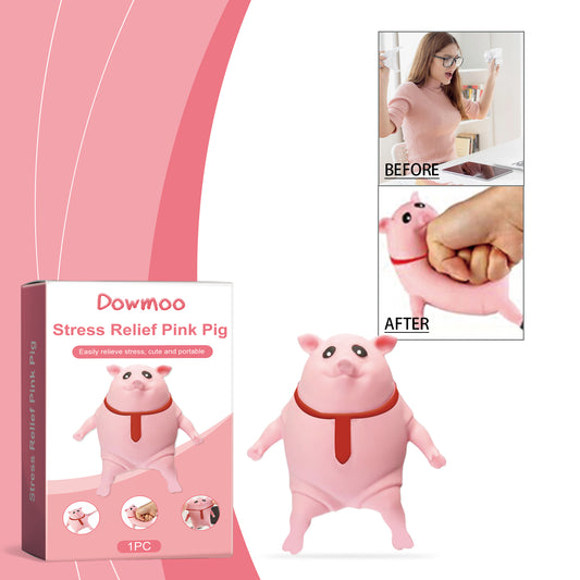 DOWMOO Stress Relief Pink Pig
