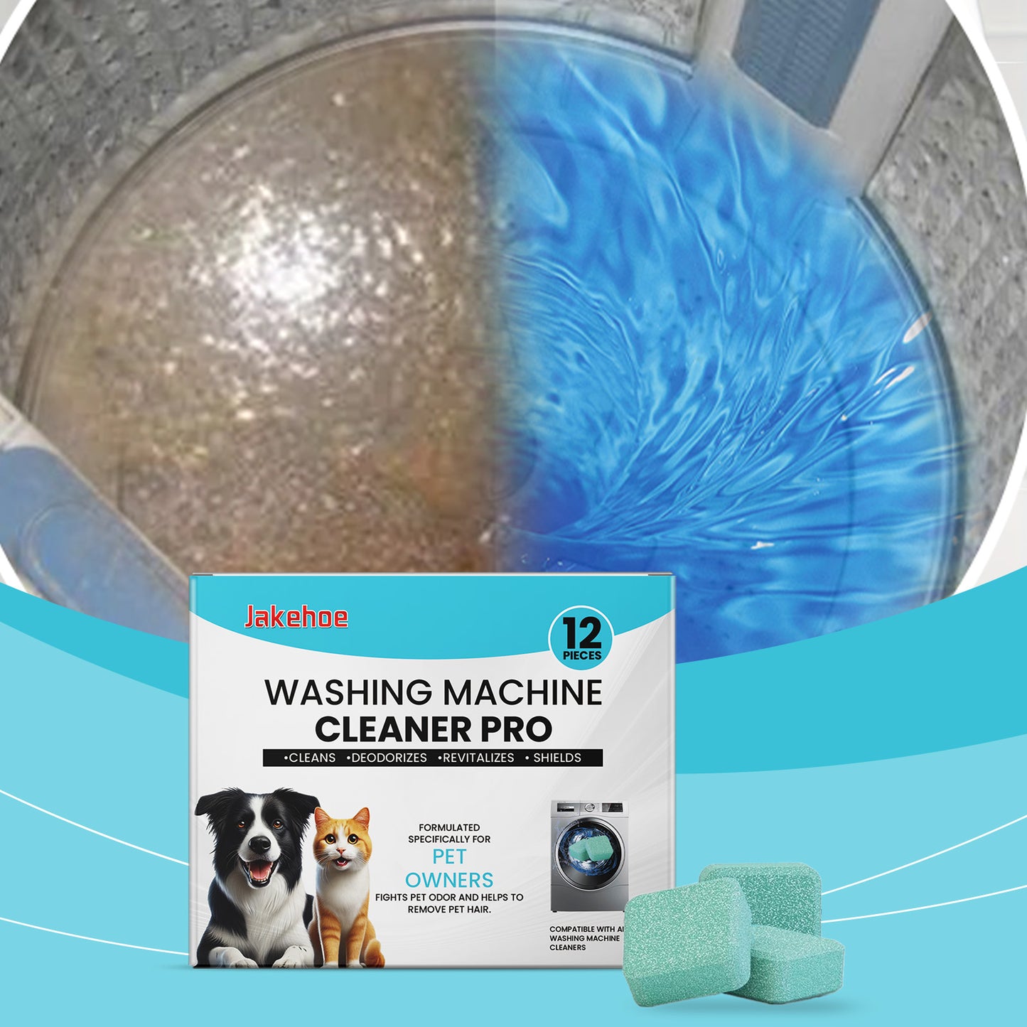 JAKEHOE Washing Machine Cleaner Pro