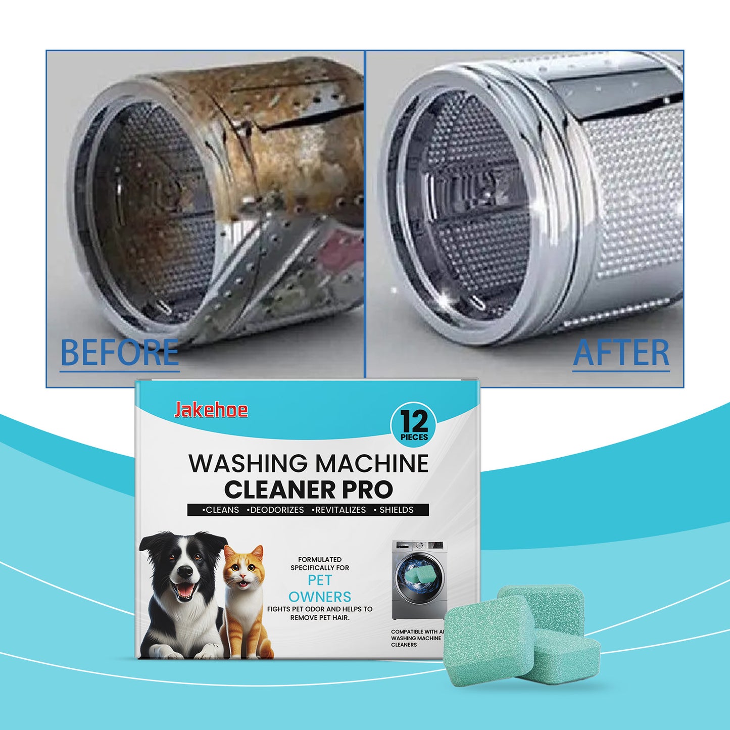 JAKEHOE Washing Machine Cleaner Pro