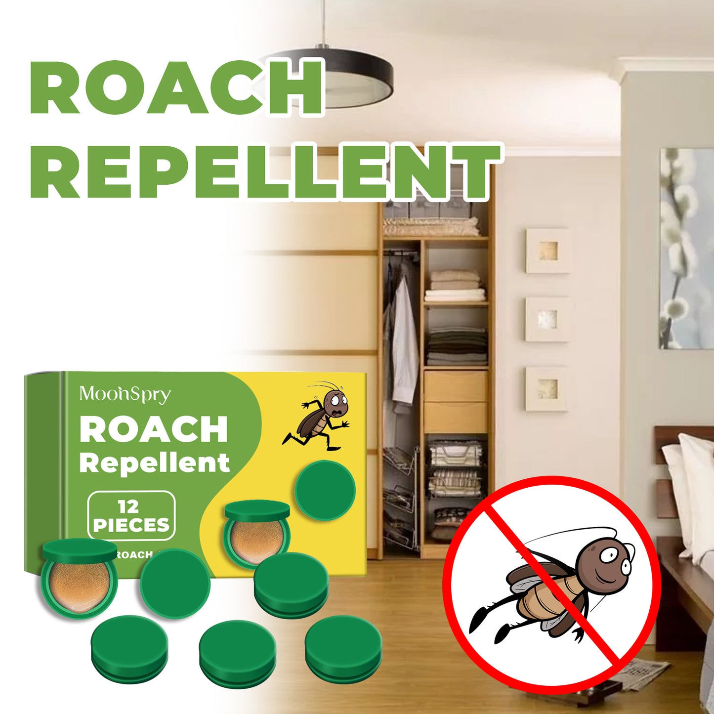 MOONSPRY Roach Repellent