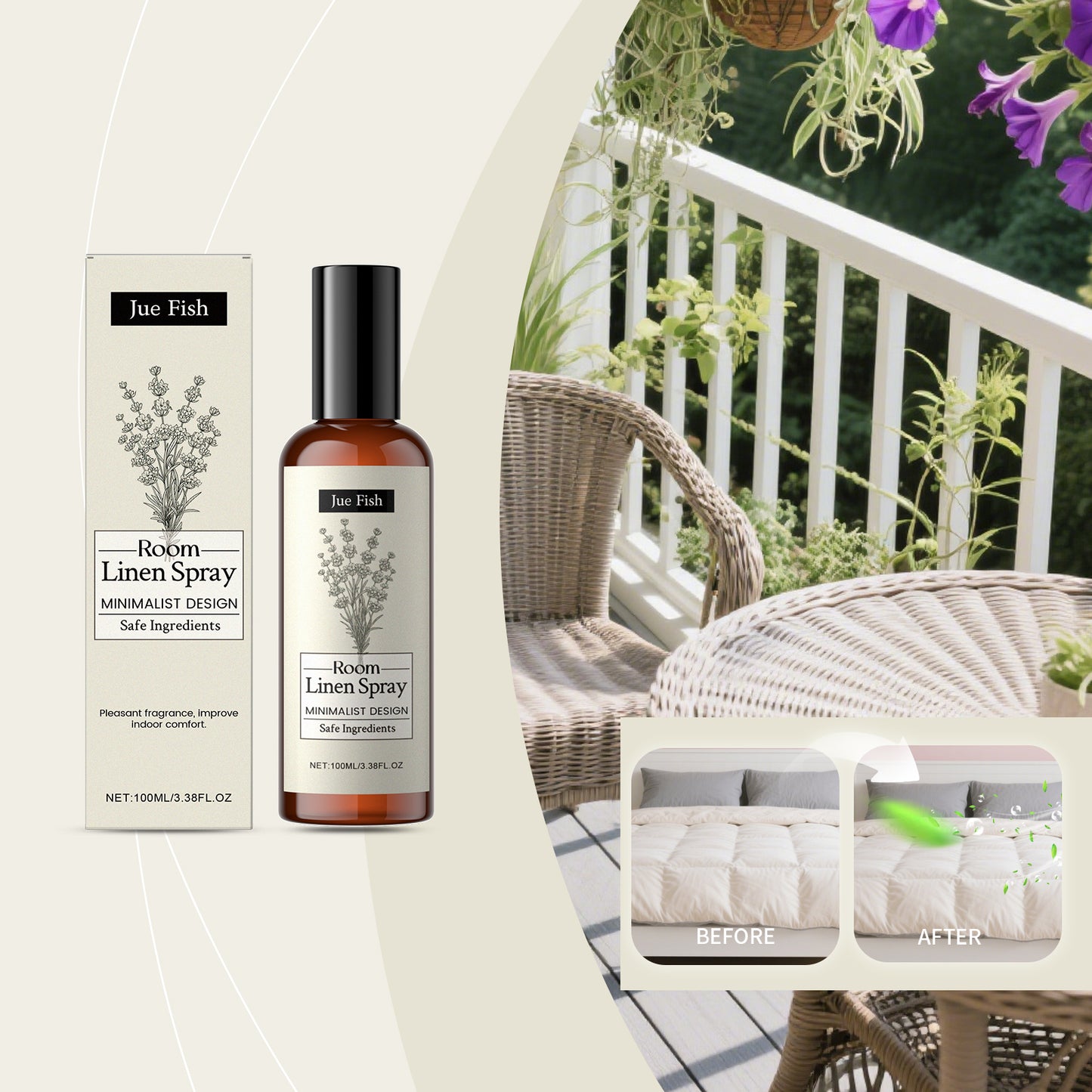 Jue Fish Indoor Lavender Scent Spray