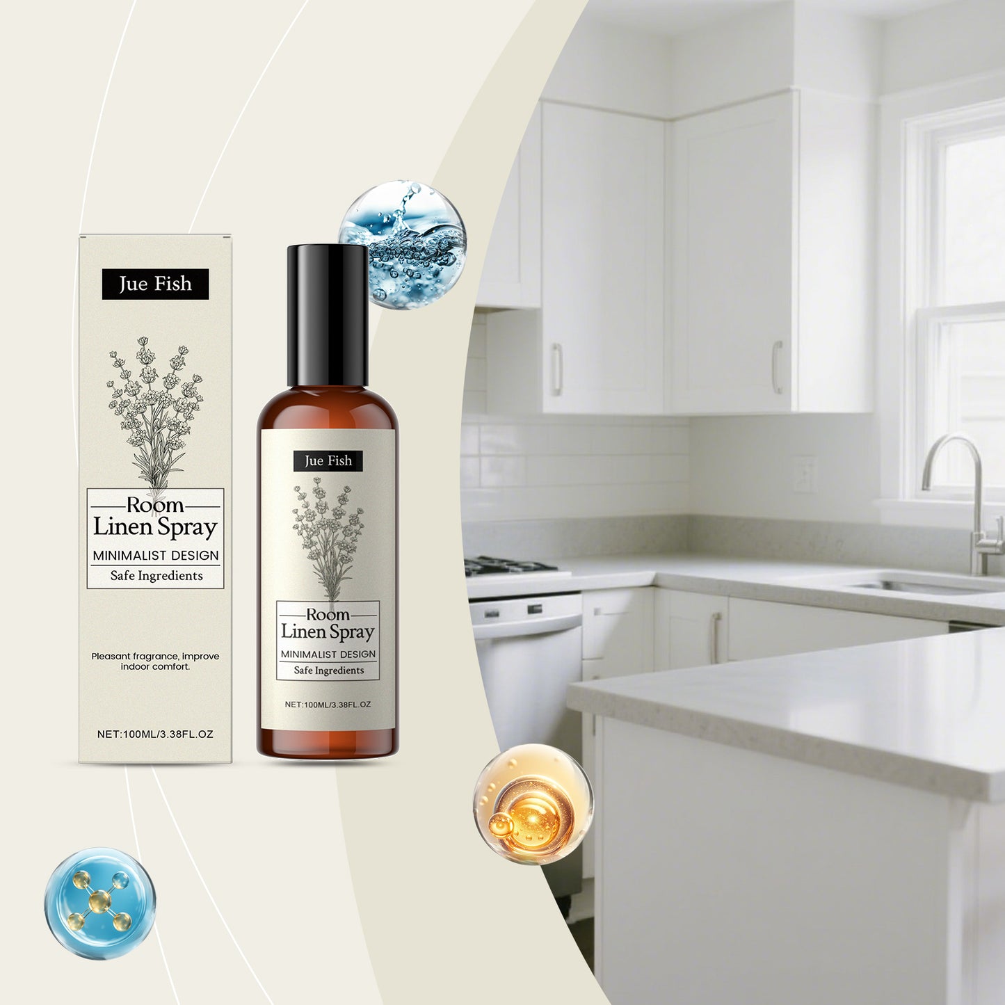 Jue Fish Indoor Lavender Scent Spray