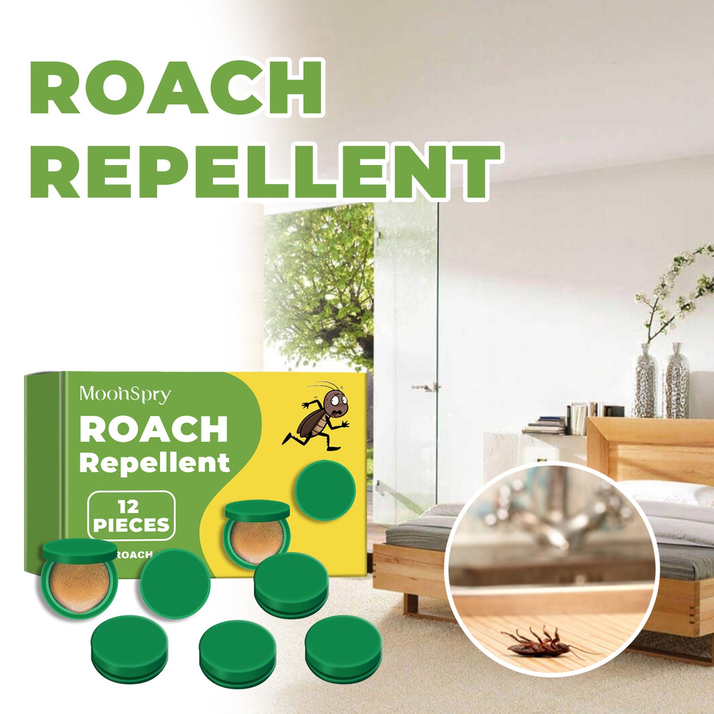 MOONSPRY Roach Repellent