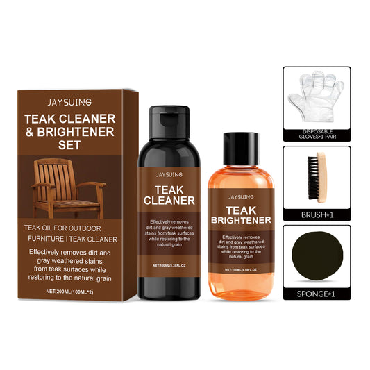 JAYSUING Teak Cleaner & Brightener Kit