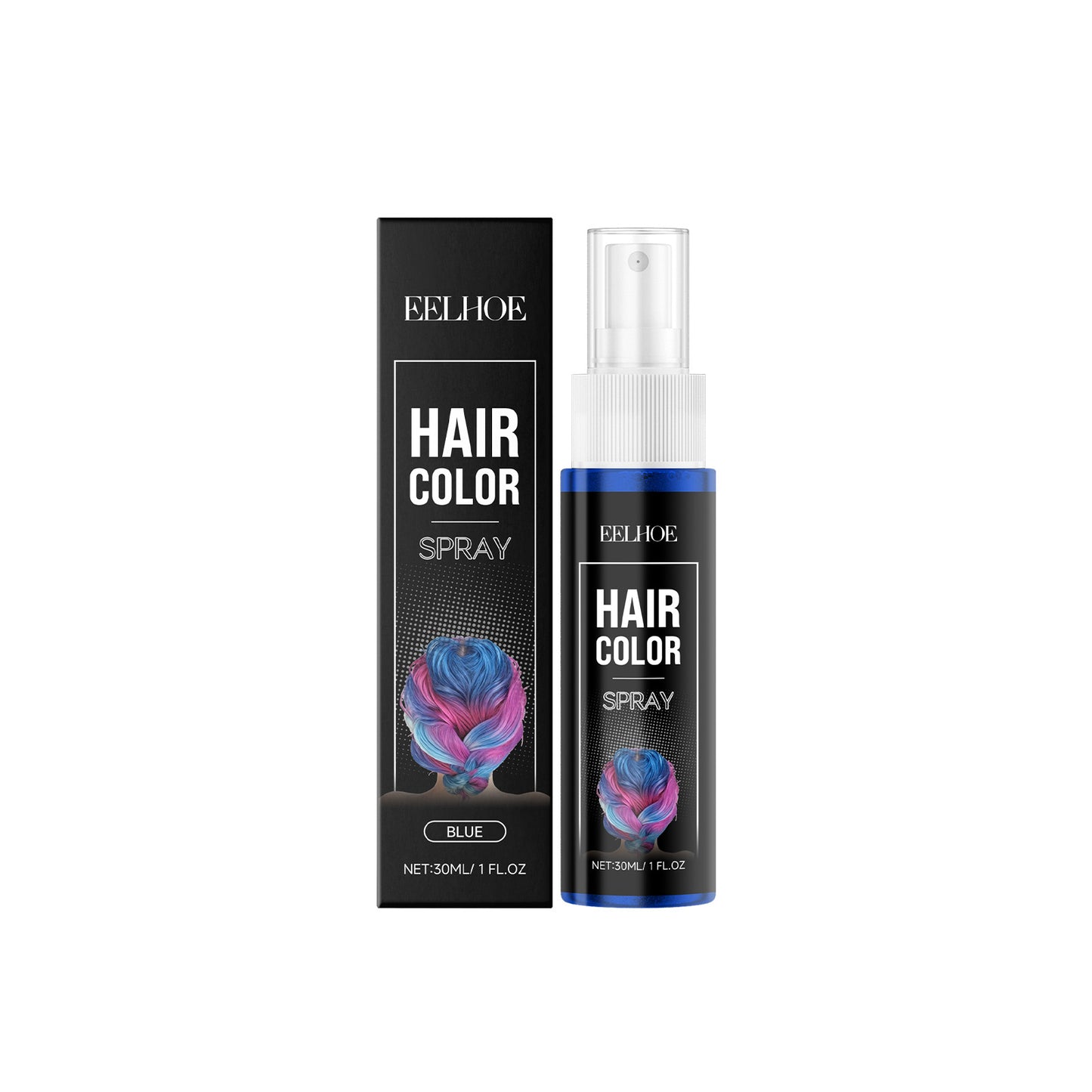 Blue Temporary Hair Dye Spray