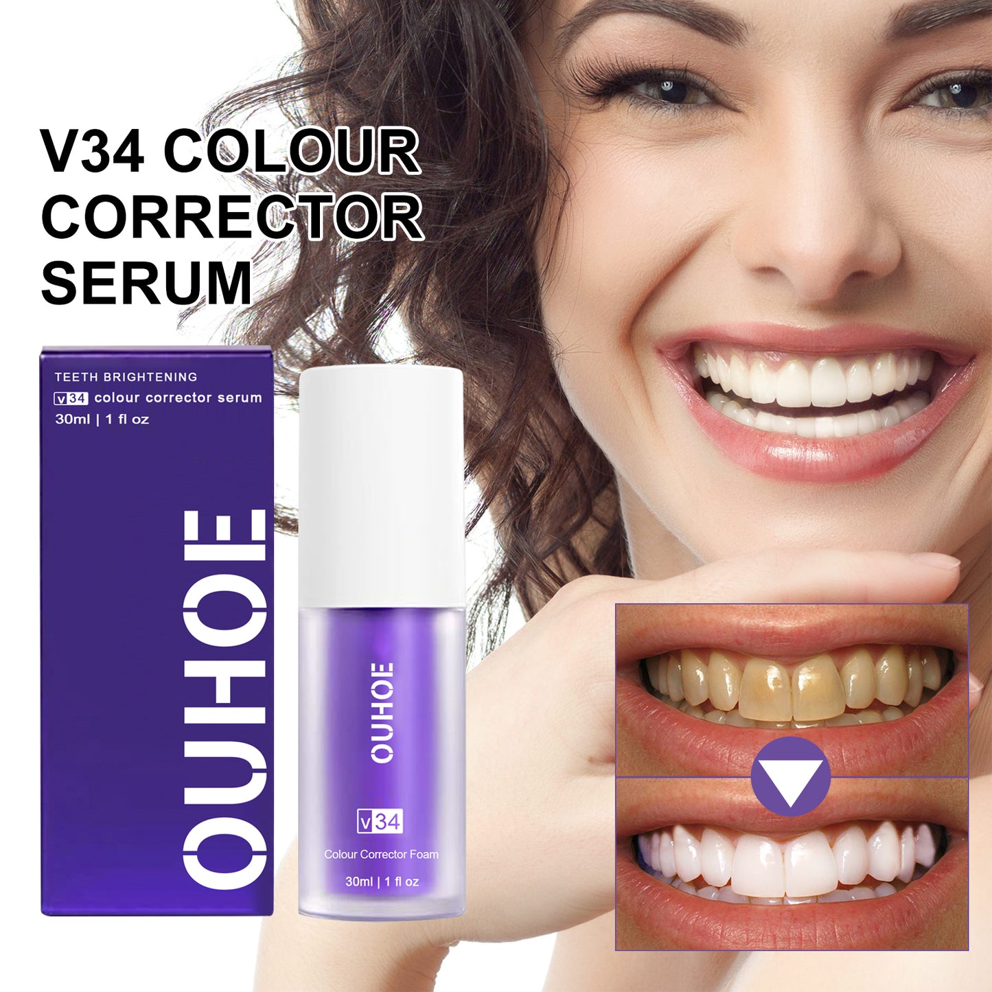 Teeth Brightening V34 Colour Corrector Serum